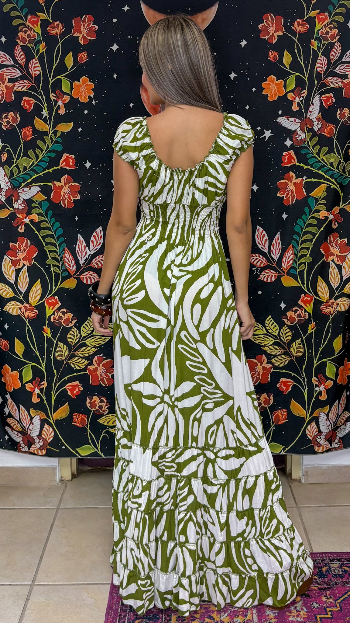Peasant Maxi Dress