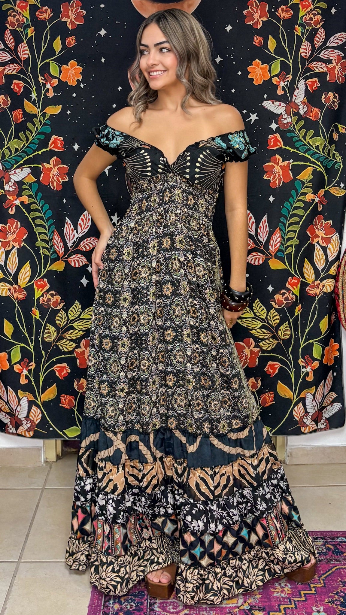 Peasant Patchwork Dress