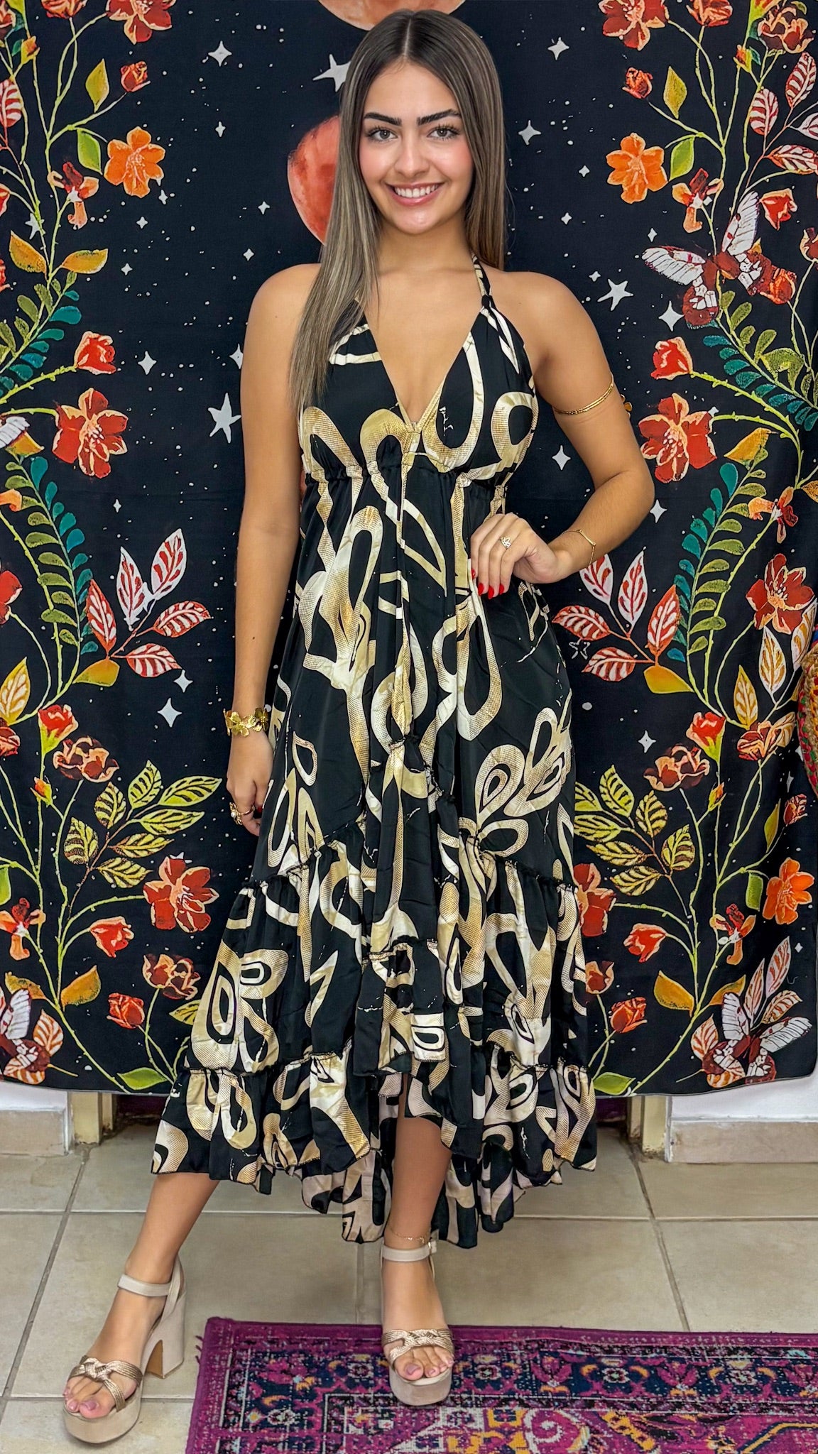Bohemian High-Low Dress