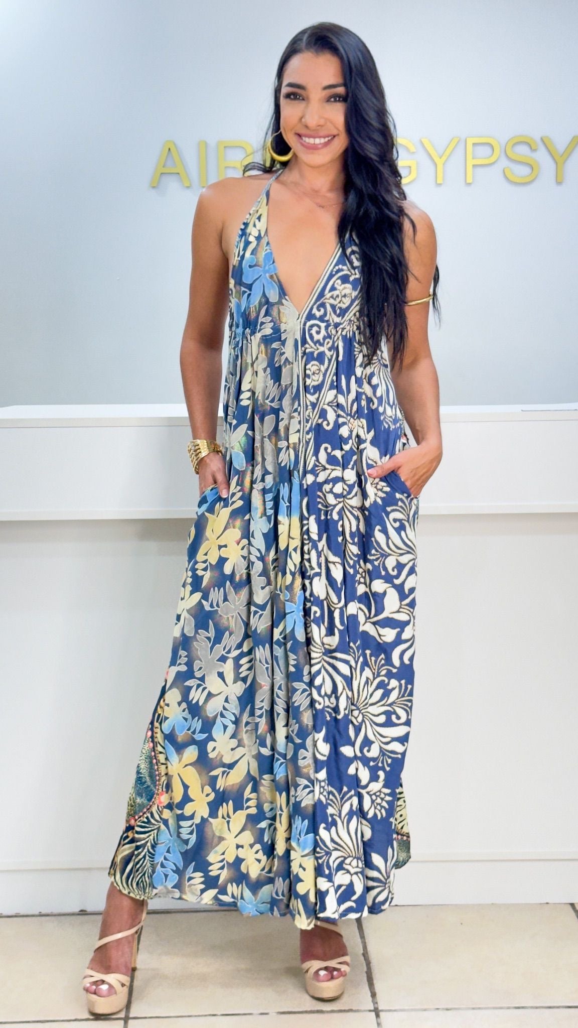 Boho Back Patchwork Dress