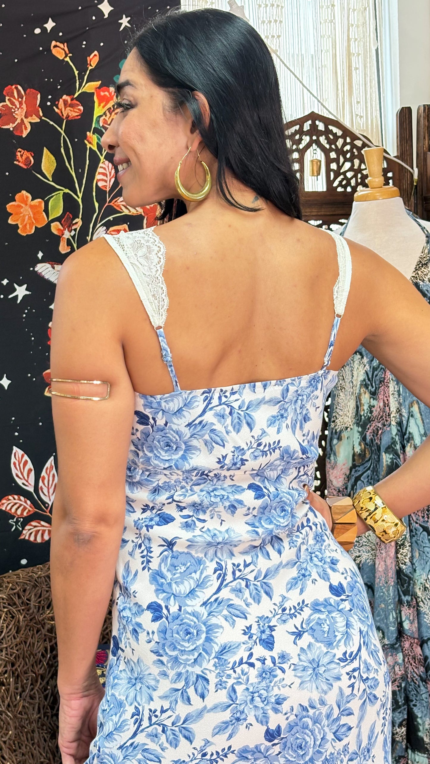 Stella Dress-Blue