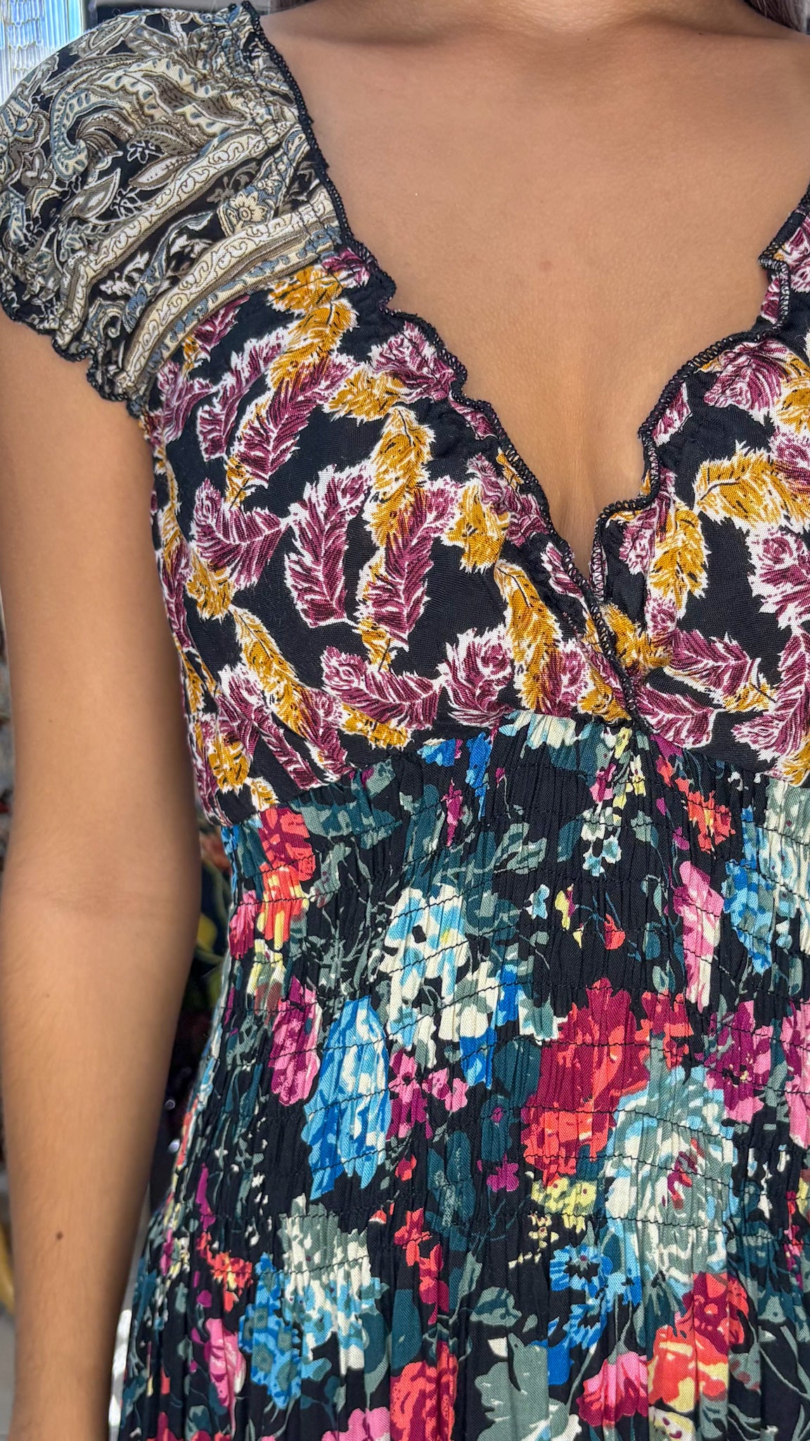 Peasant Patchwork Dress