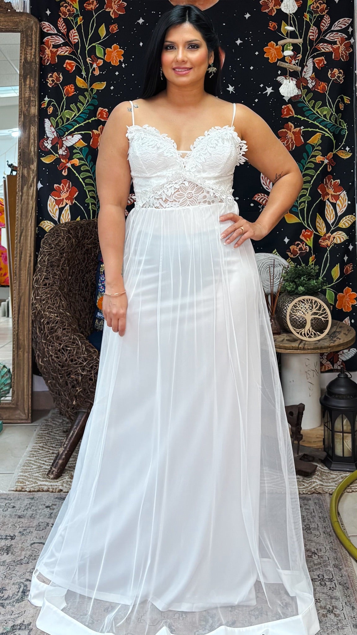 Felissa Maxi Dress- White