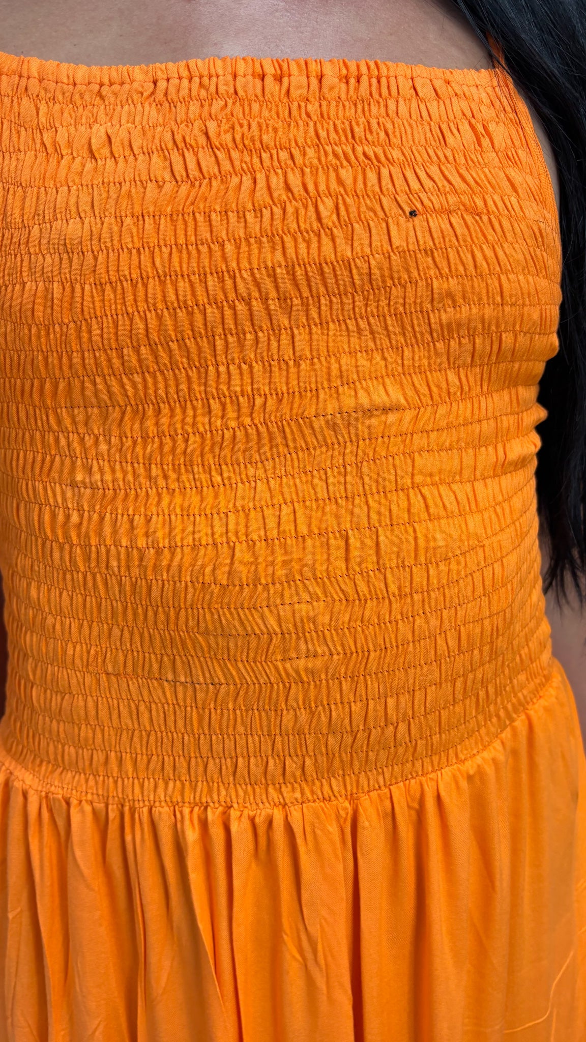 Damage Aimar Dress-Orange