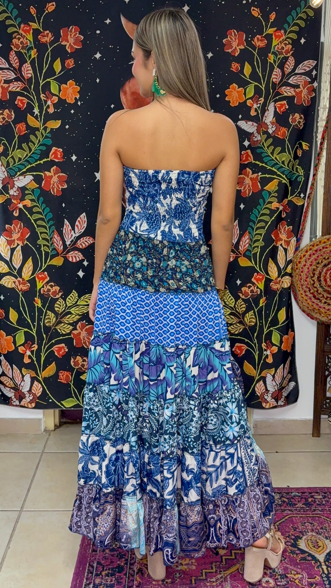 Akila Patchwork Dress