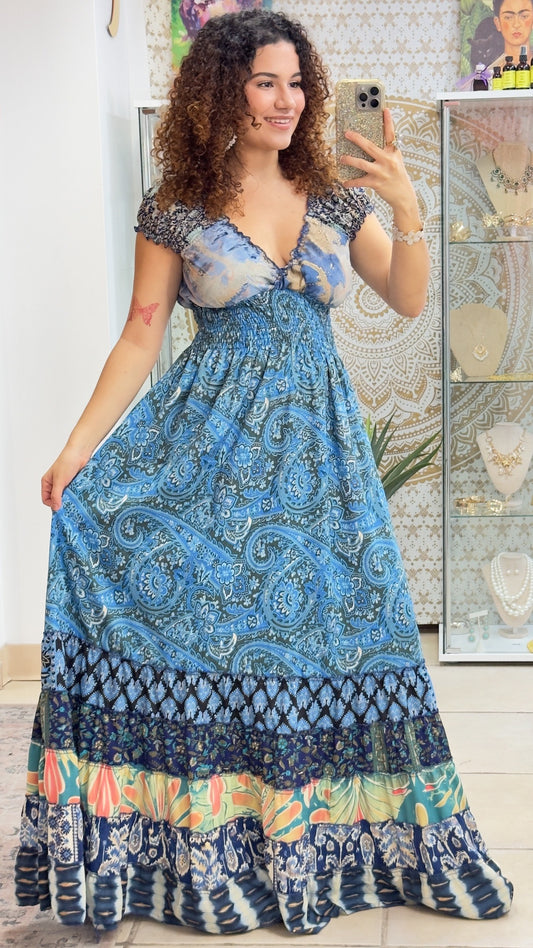 Peasant Patchwork Dress