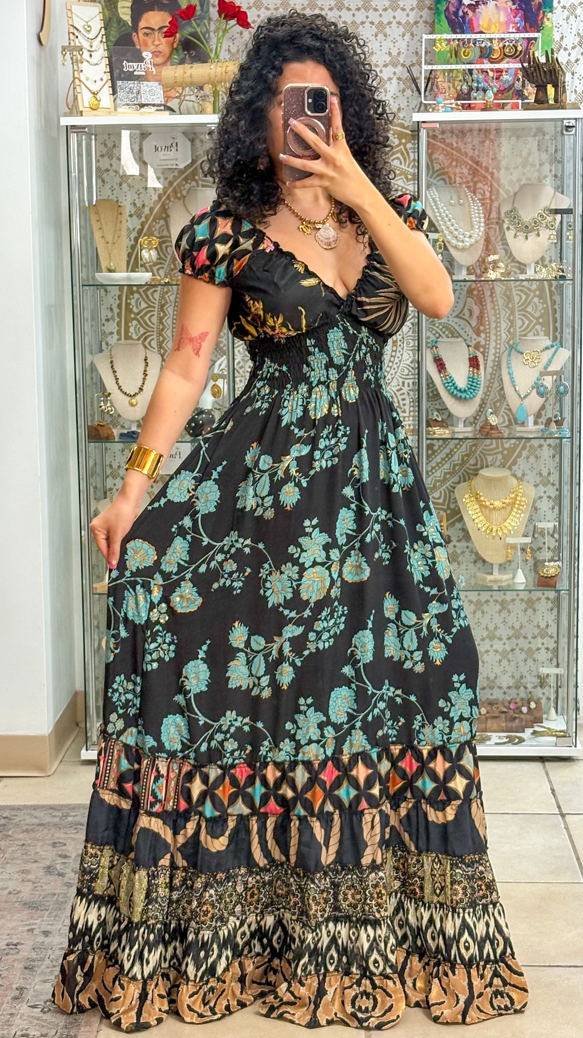 Peasant Patchwork Dress