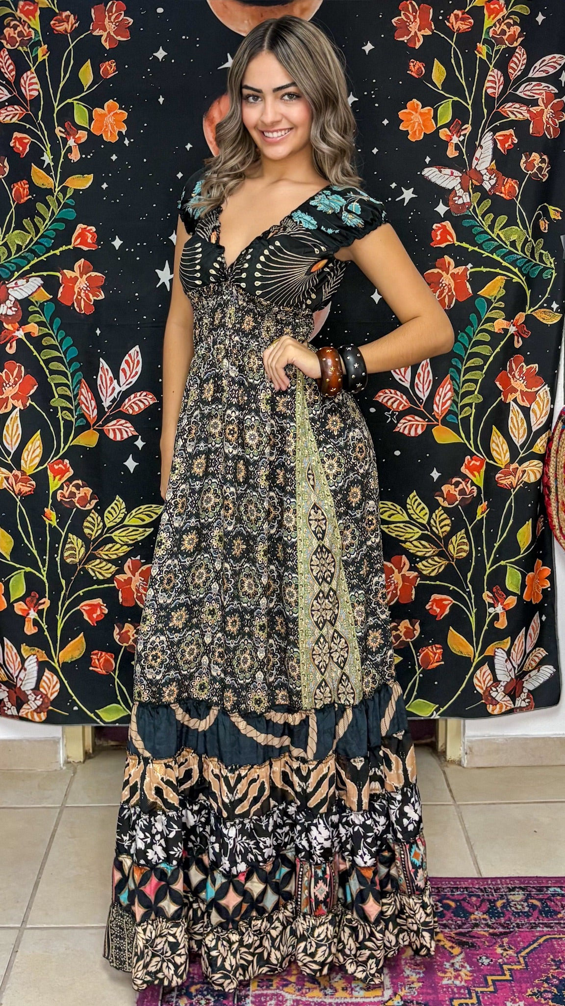 Peasant Patchwork Dress
