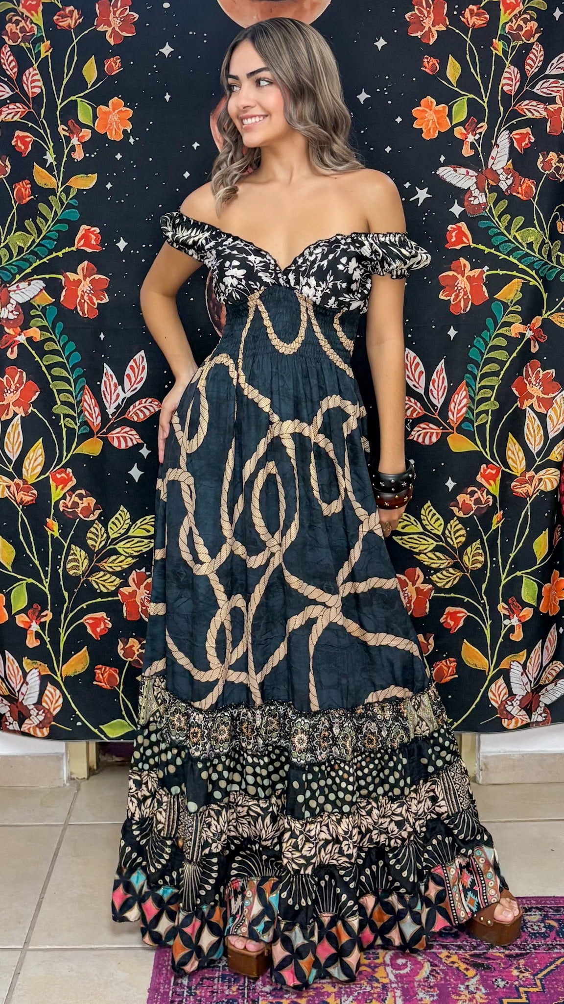 Peasant Patchwork Dress