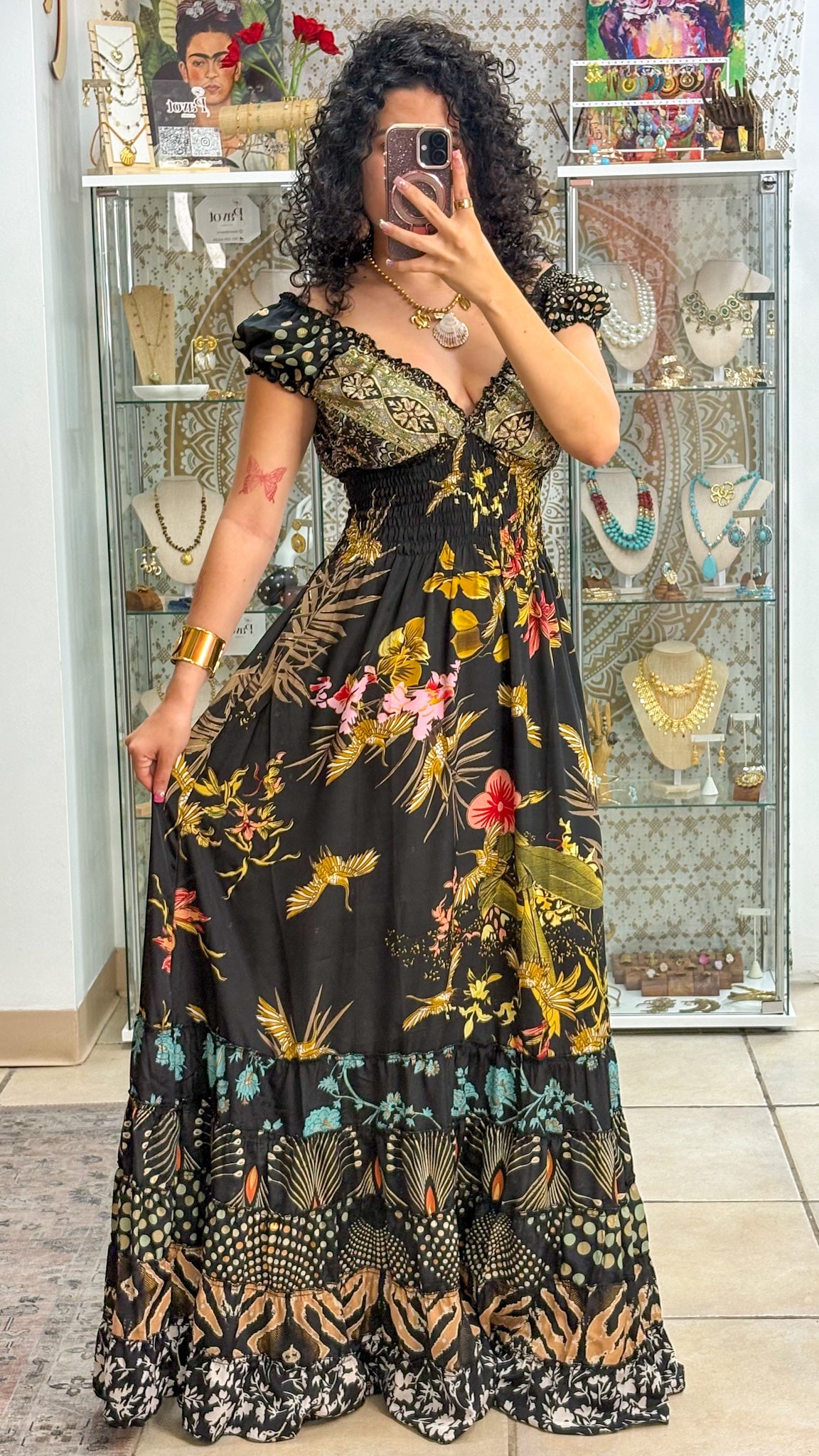 Peasant Patchwork Dress
