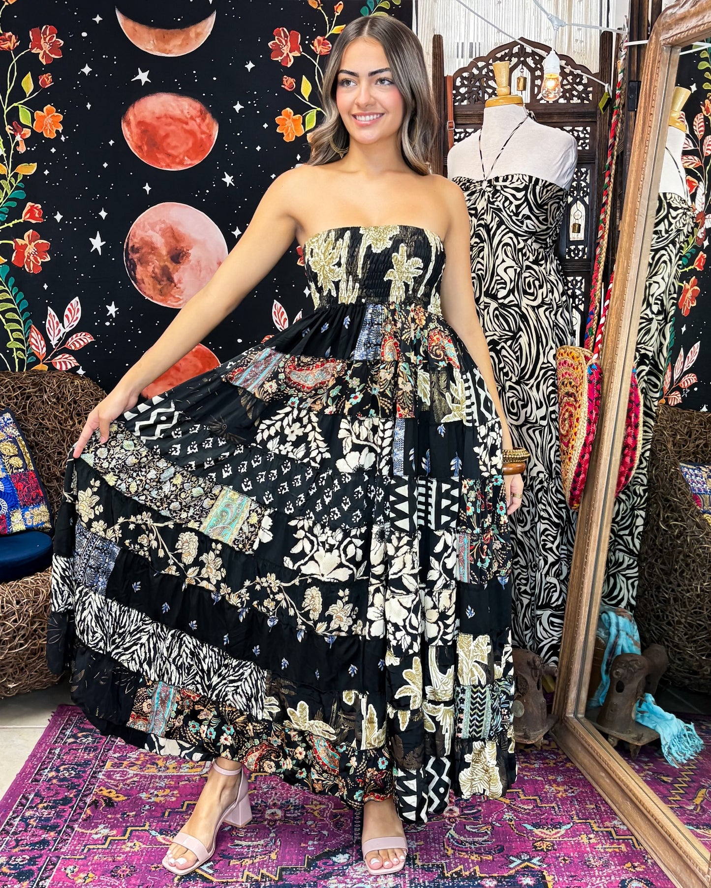 Zoe Patchwork Dress/Skirt