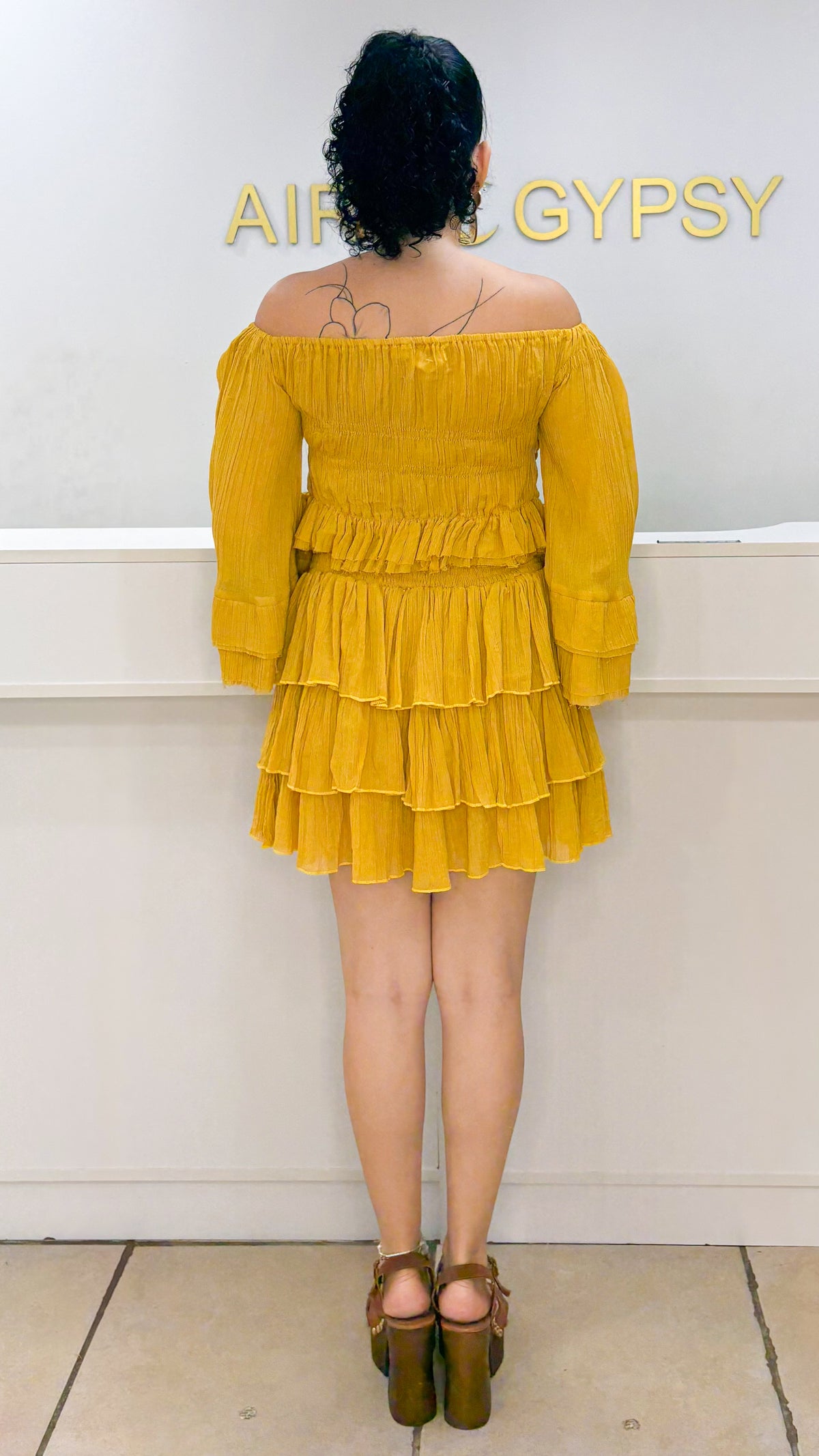 Julia Skirt- Mustard