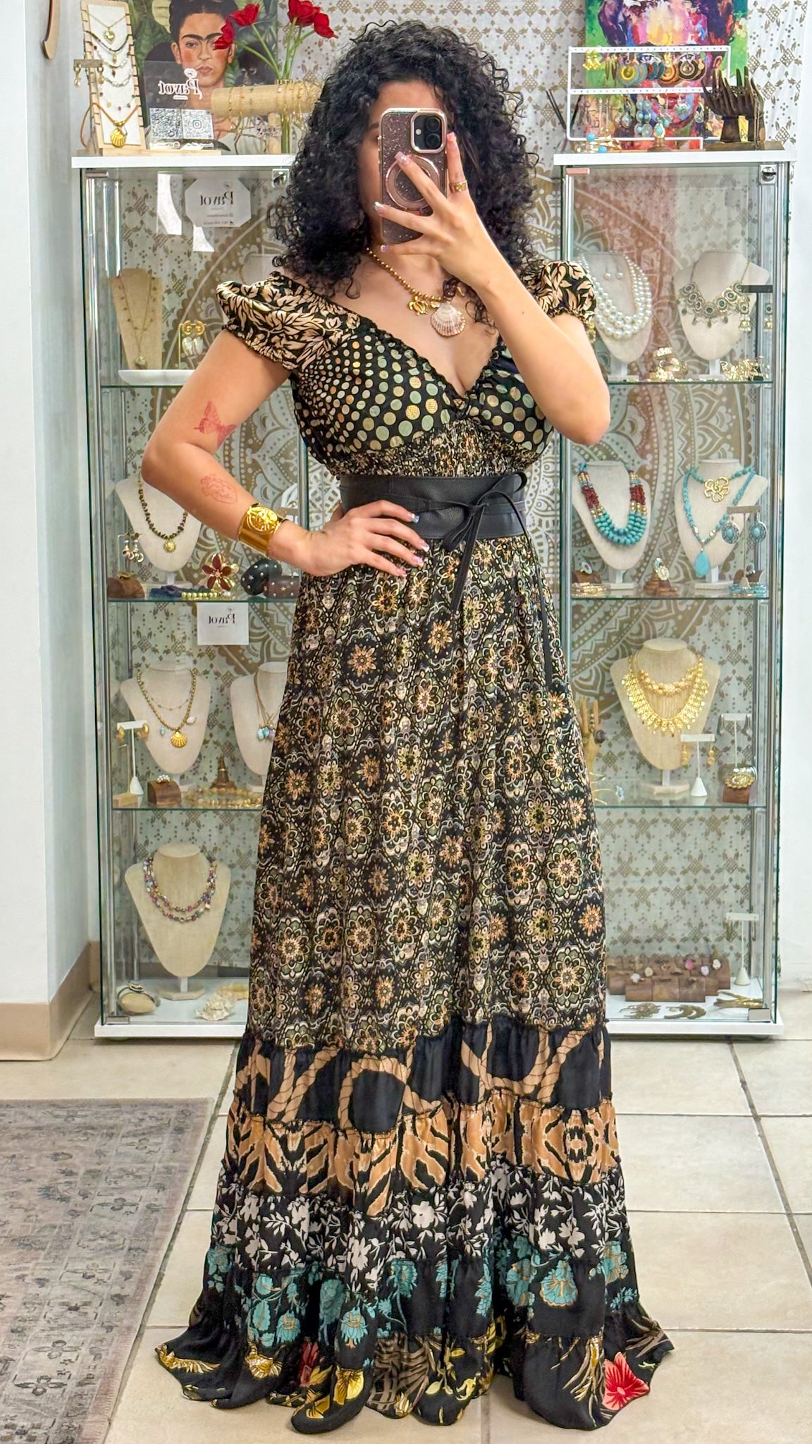 Peasant Patchwork Dress