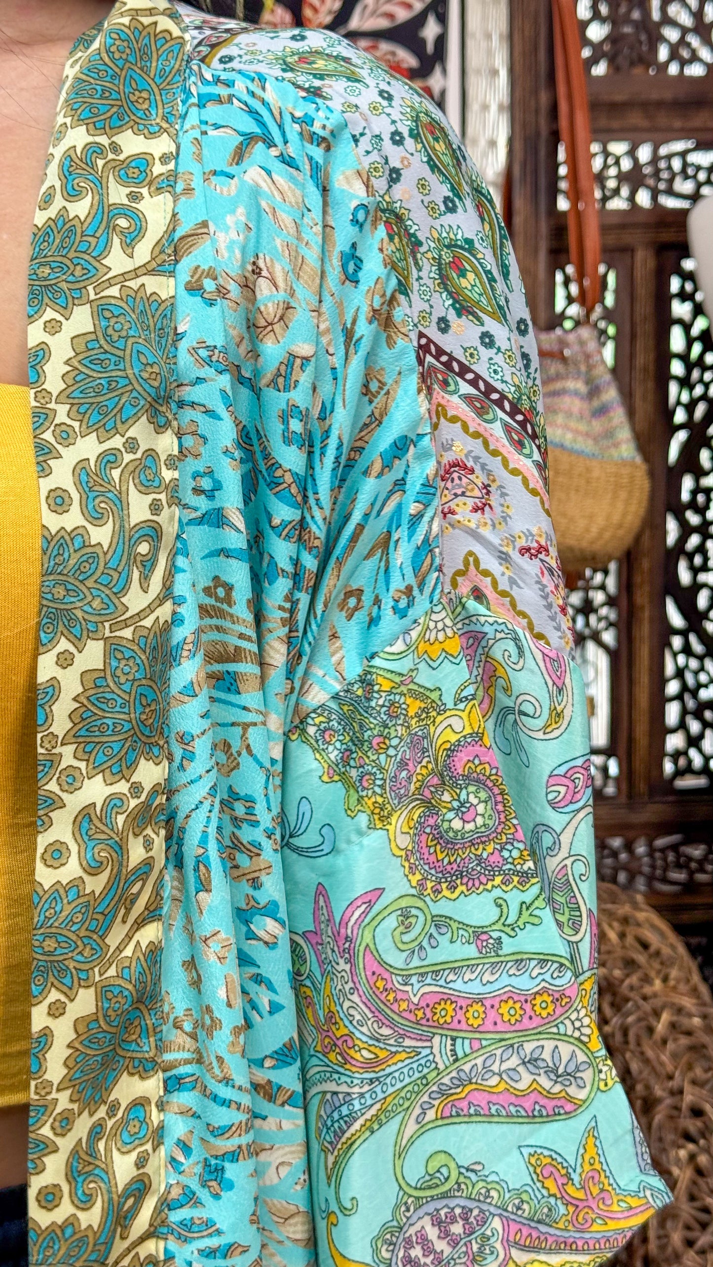 Boho Short Kimono