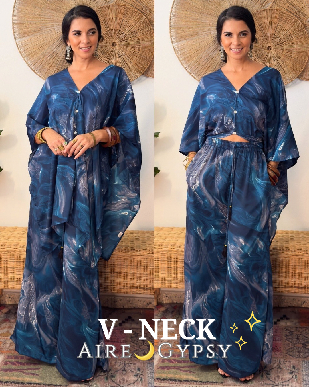 Damage Poncho Top