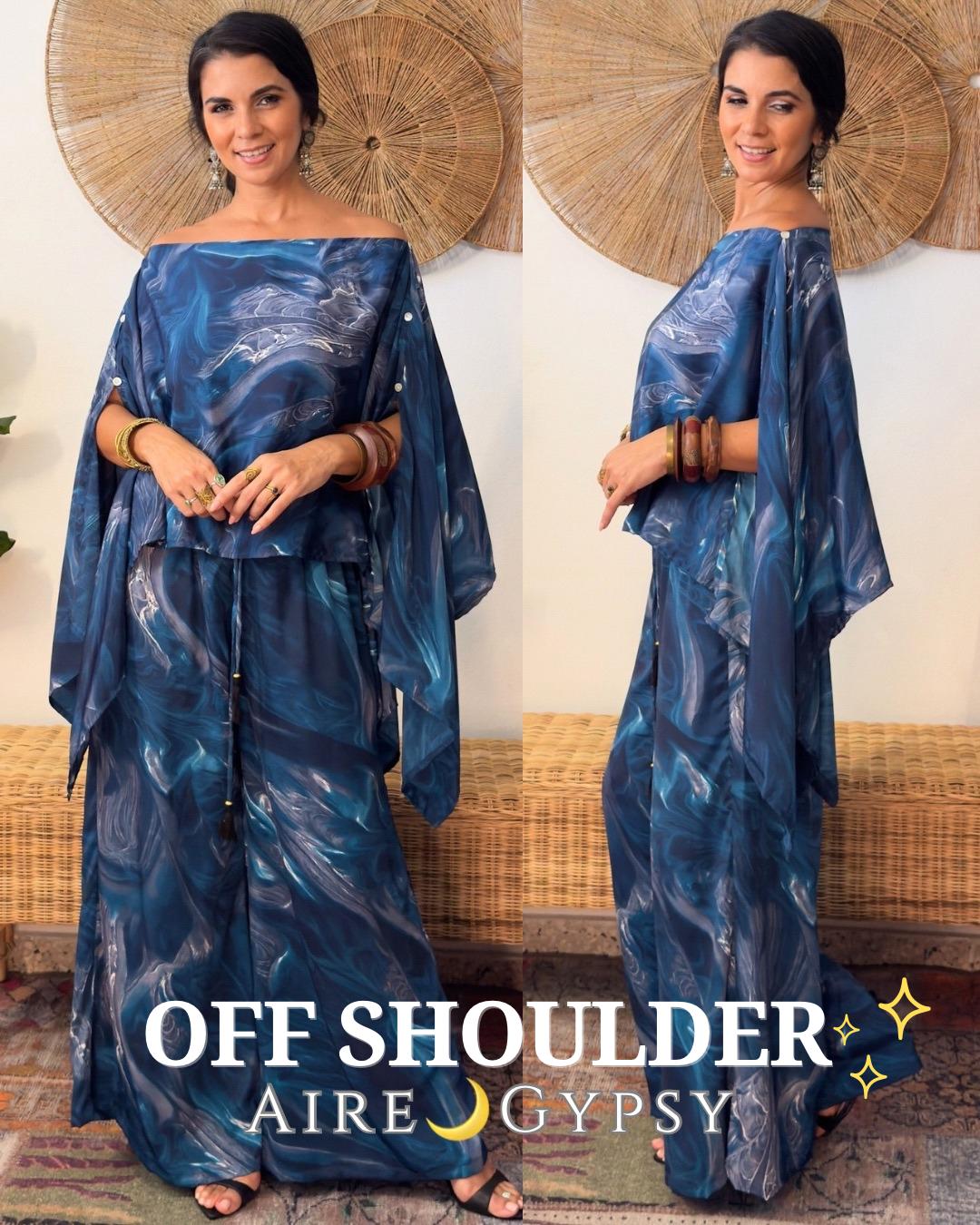 Damage Poncho Top