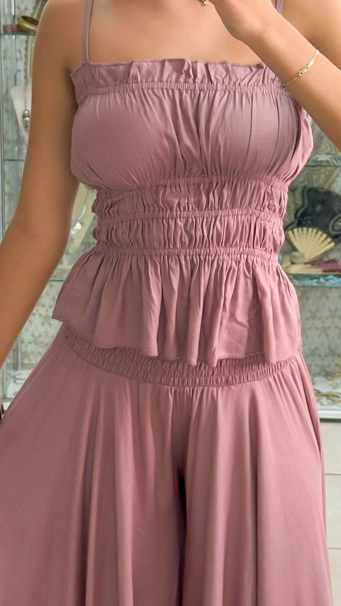 Tamaya Pant-Vintage Rose