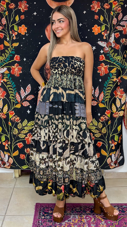 Zoe Patchwork Dress/Skirt