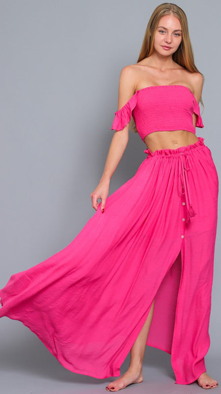 Kiaan Top & Skirt Set