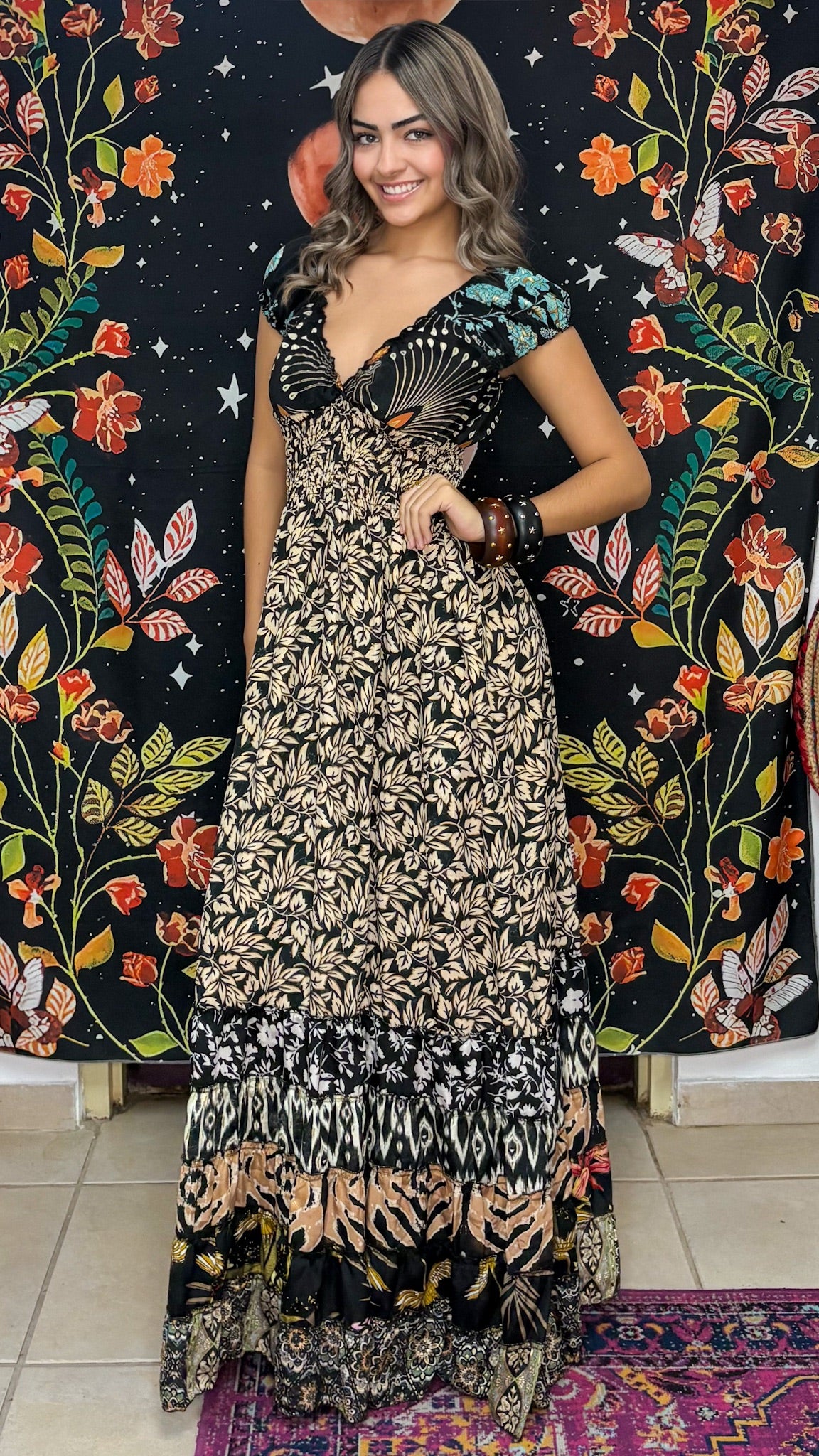 Peasant Patchwork Dress