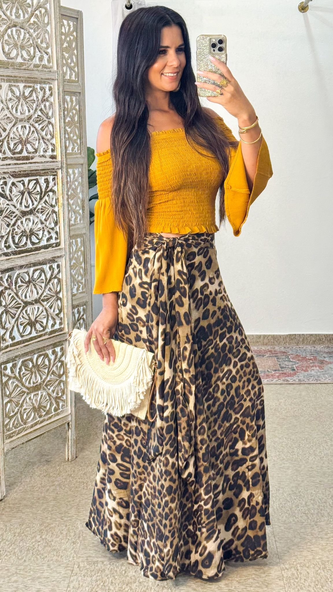 Loavanna Skirt-Animal Print