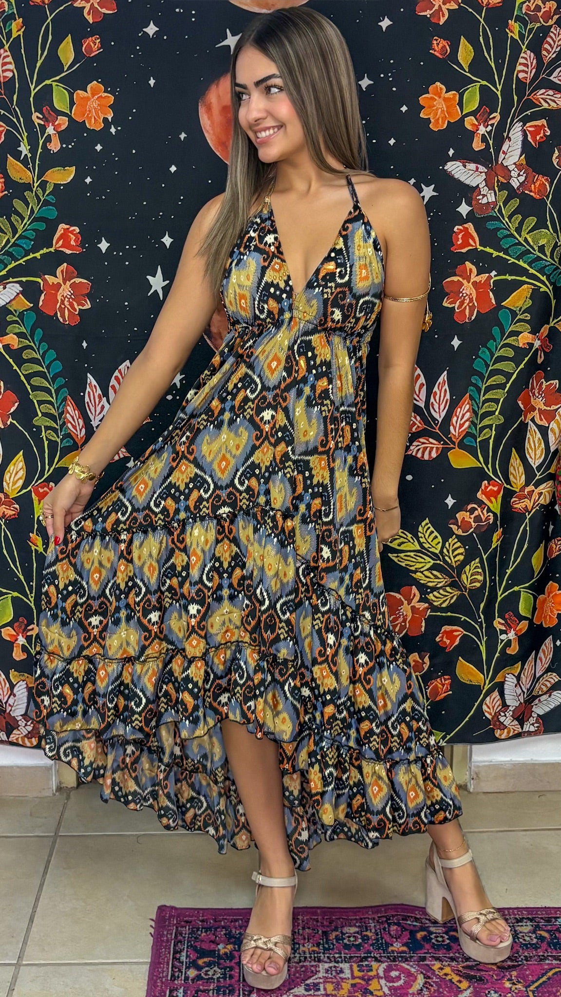 Bohemian High-Low Dress