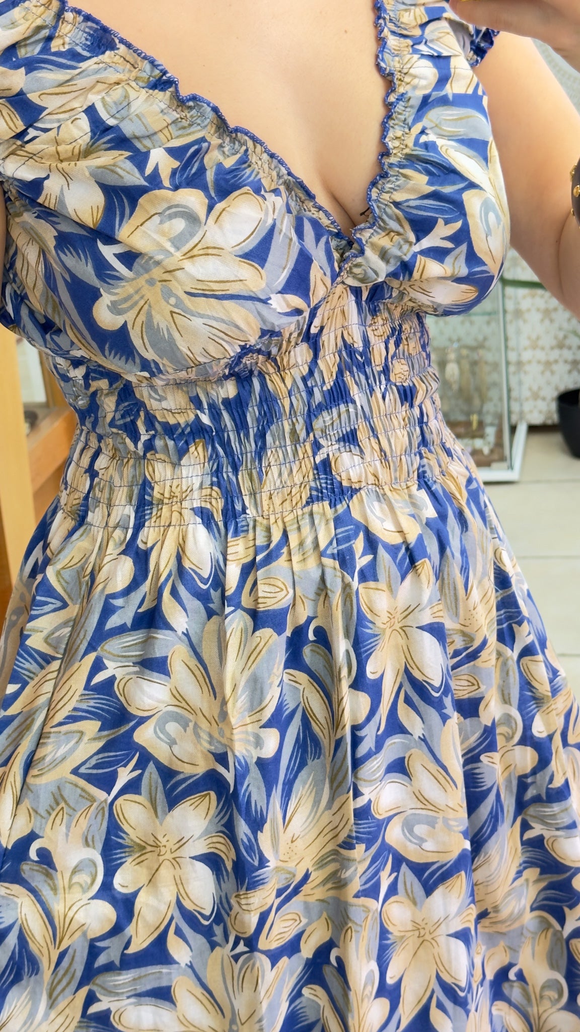 Peasant Viscose Dress