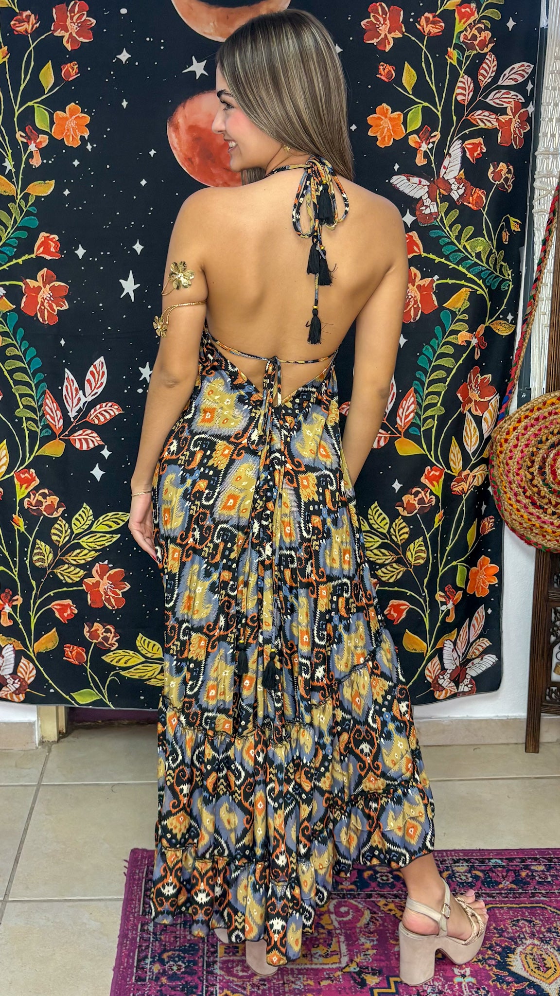Bohemian High-Low Dress