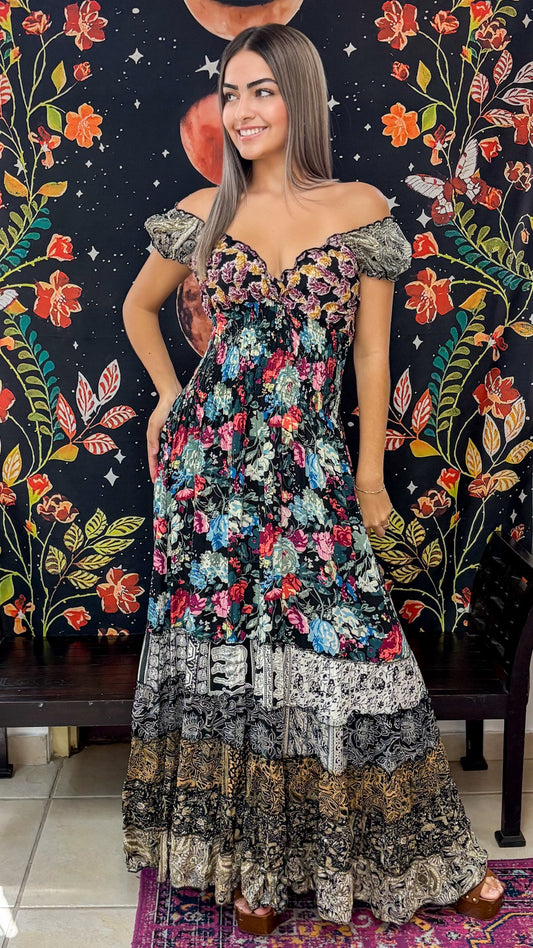 Peasant Patchwork Dress