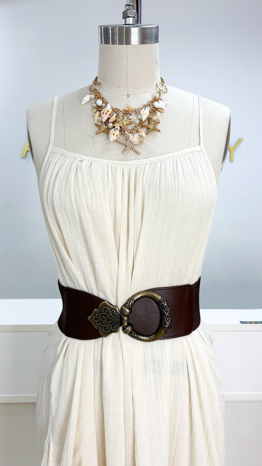 Cambodia Belt - Dark Brown