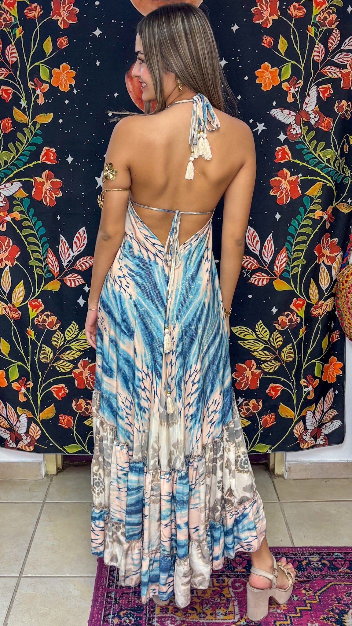 Bohemian High-Low Dress
