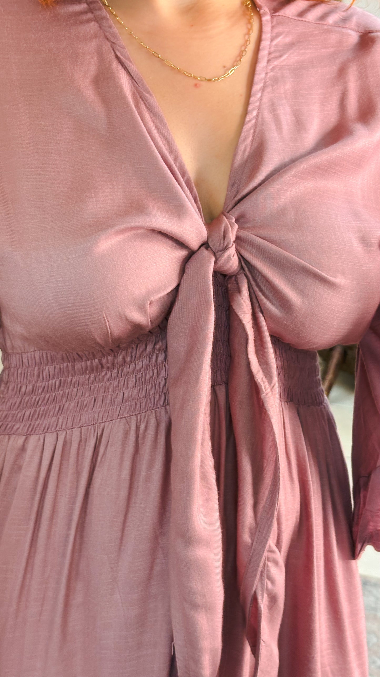 Nomad Maxi  Dress-Dusty Rose