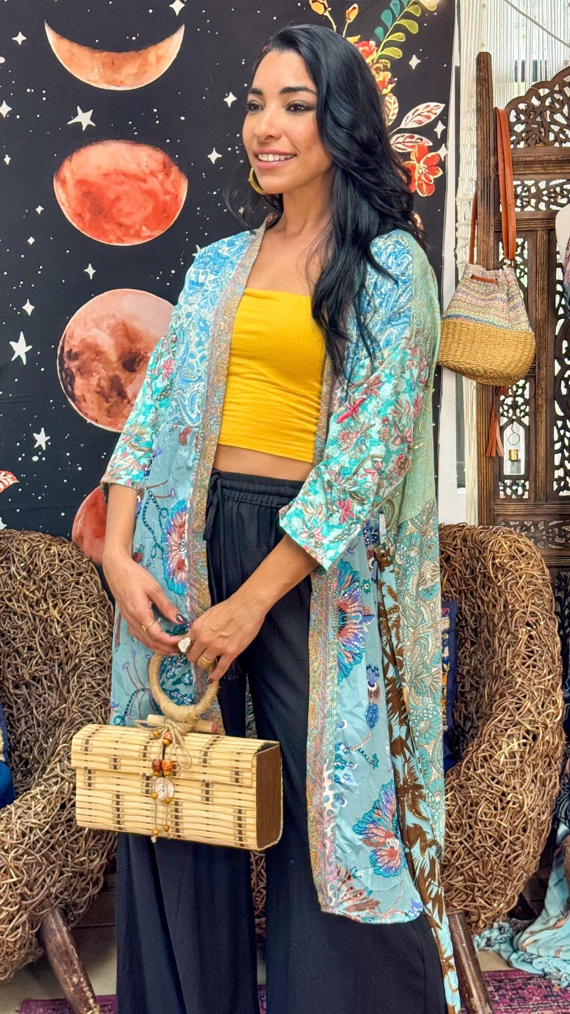 Boho Midi Kimono