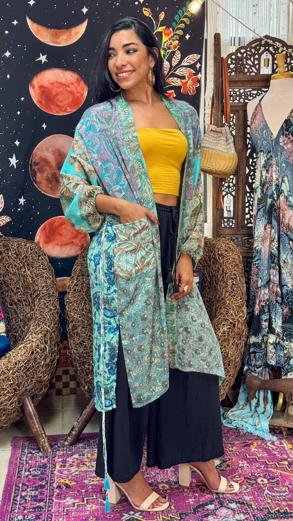 Boho Midi Kimono
