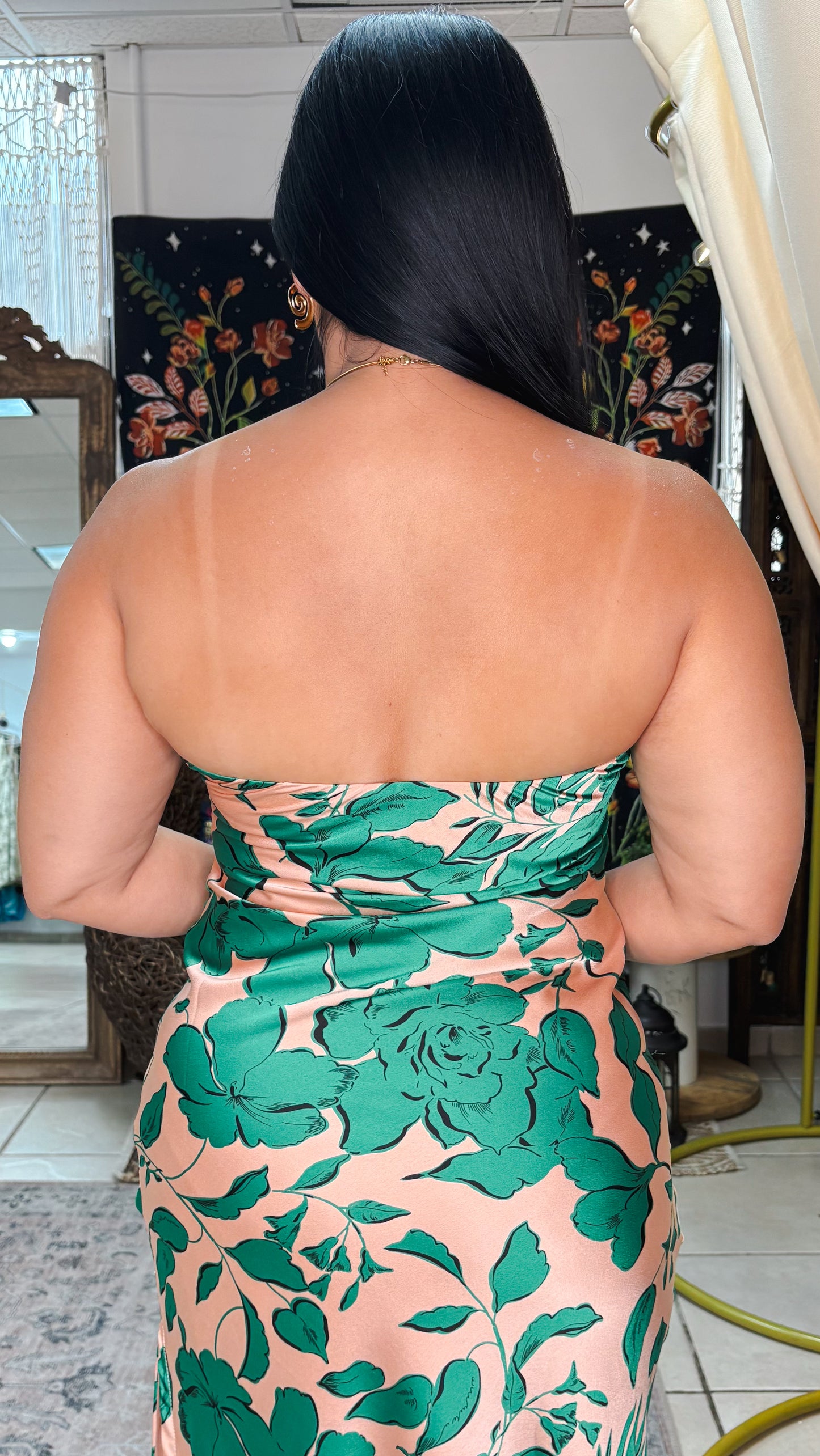 Florencia Maxi Dress-Green