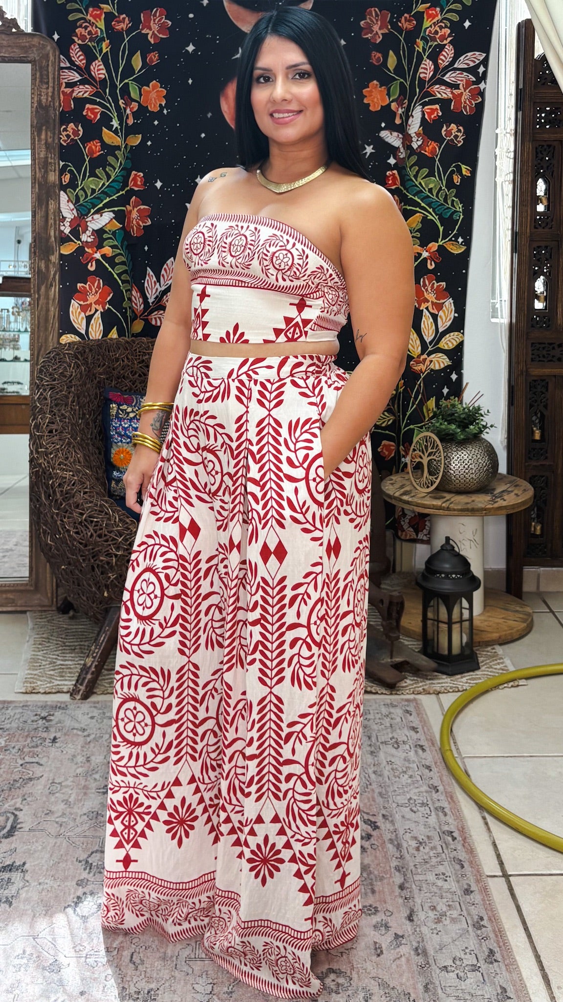 Tahira Set-Red