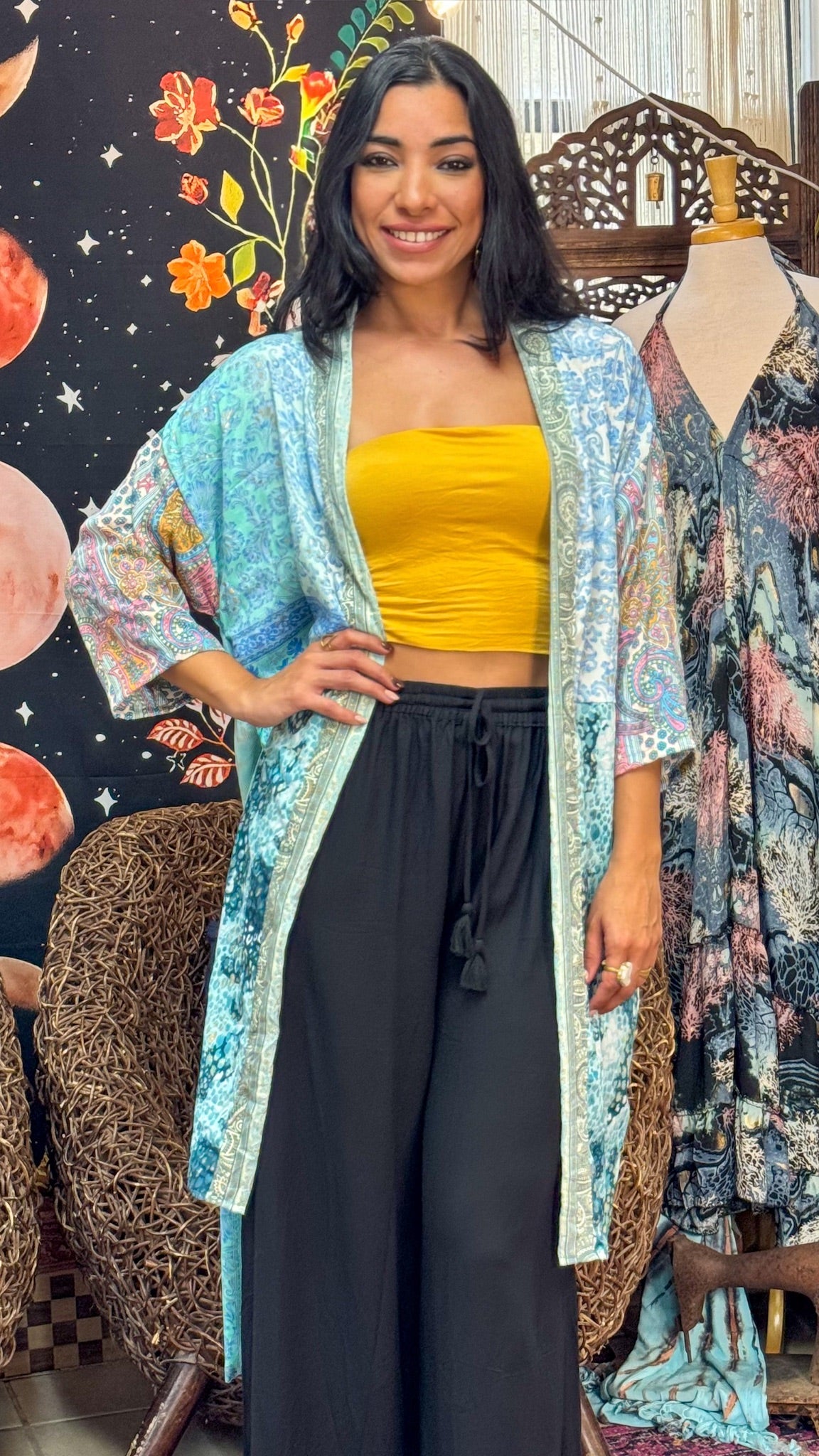 Boho Midi Kimono