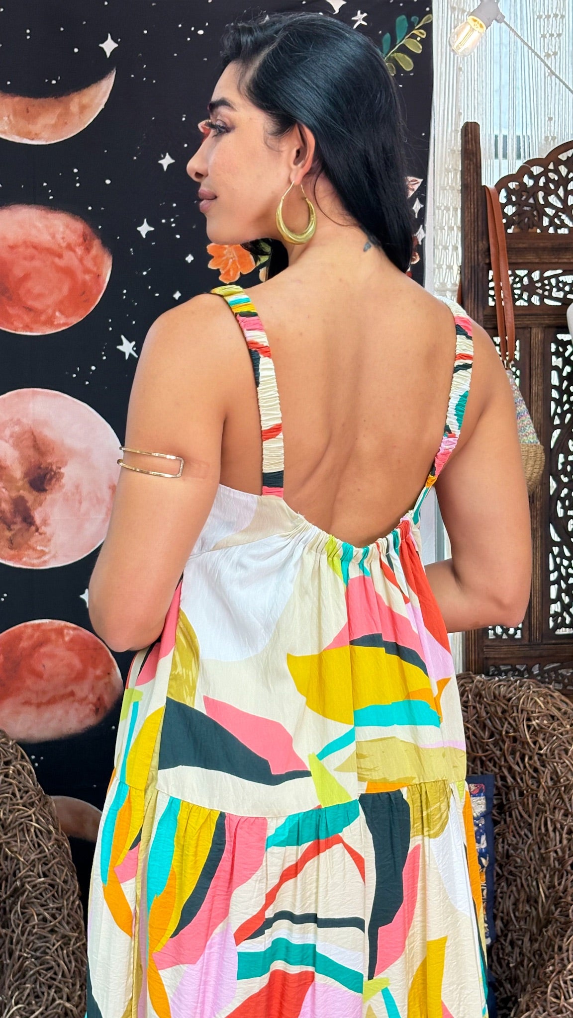 Cassia Maxi Dress-Multicolor