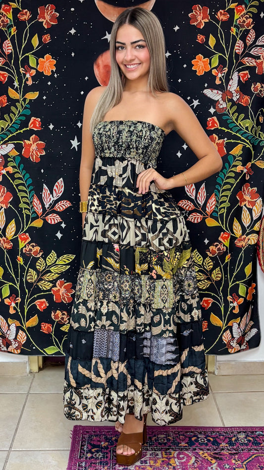 Zoe Patchwork Dress/Skirt