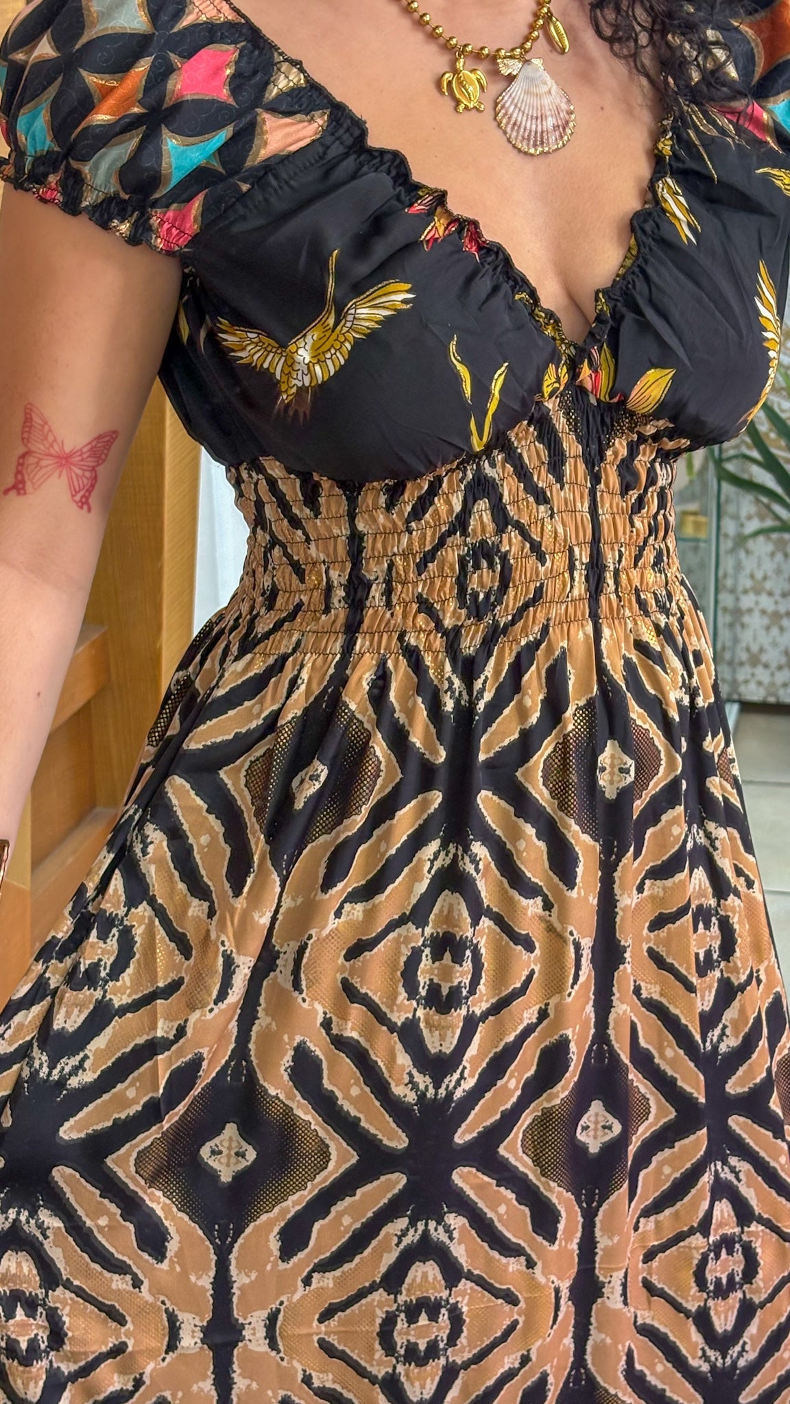 Peasant Patchwork Dress