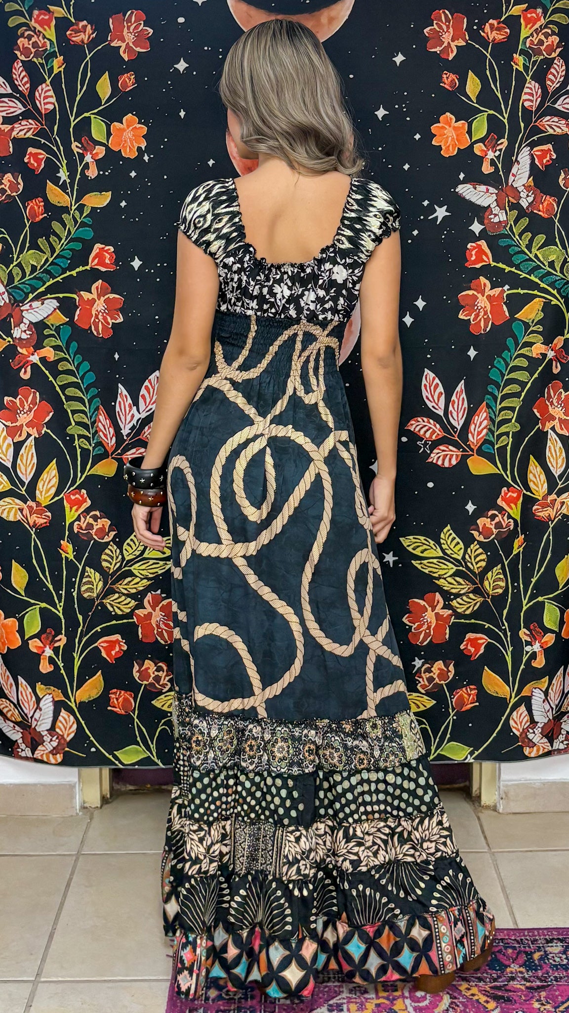 Peasant Patchwork Dress