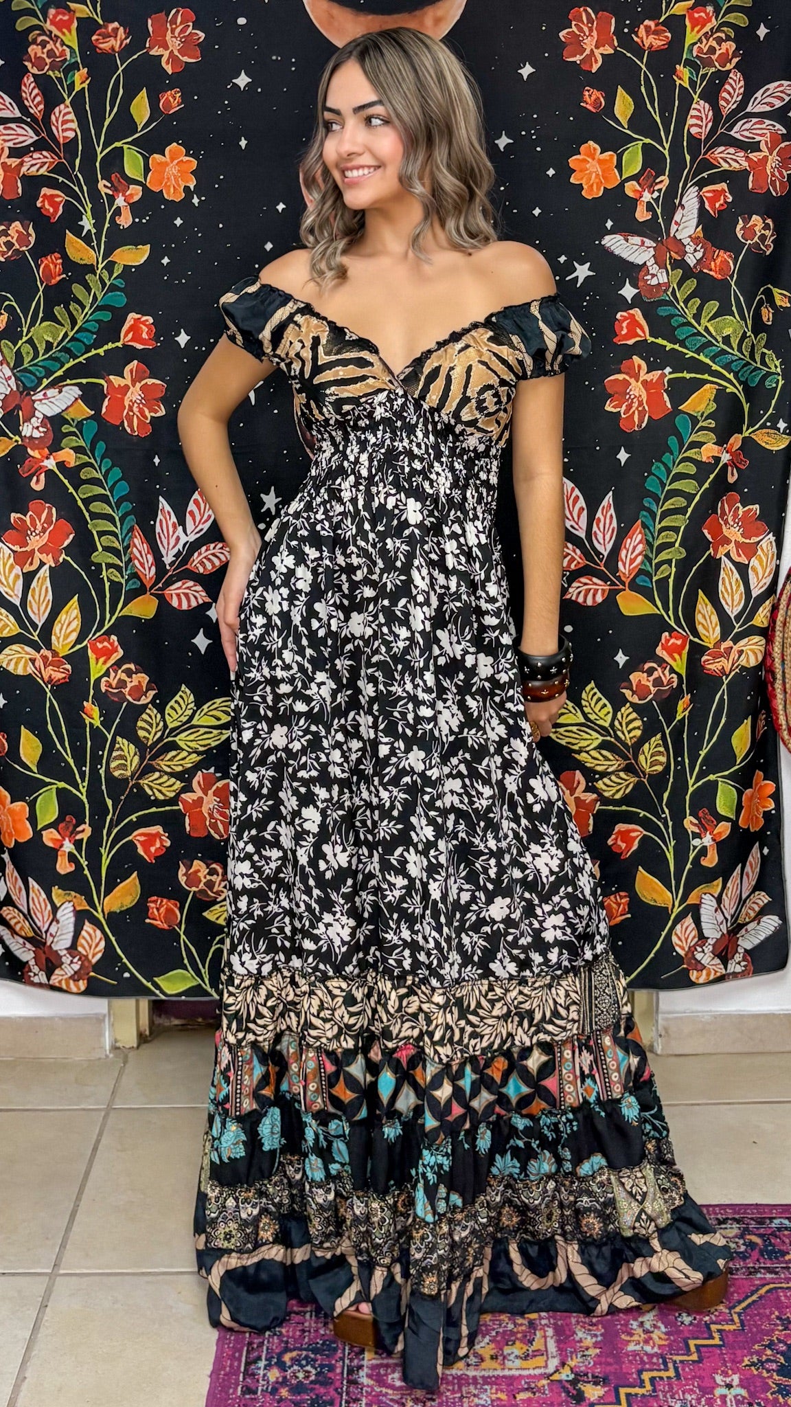 Peasant Patchwork Dress