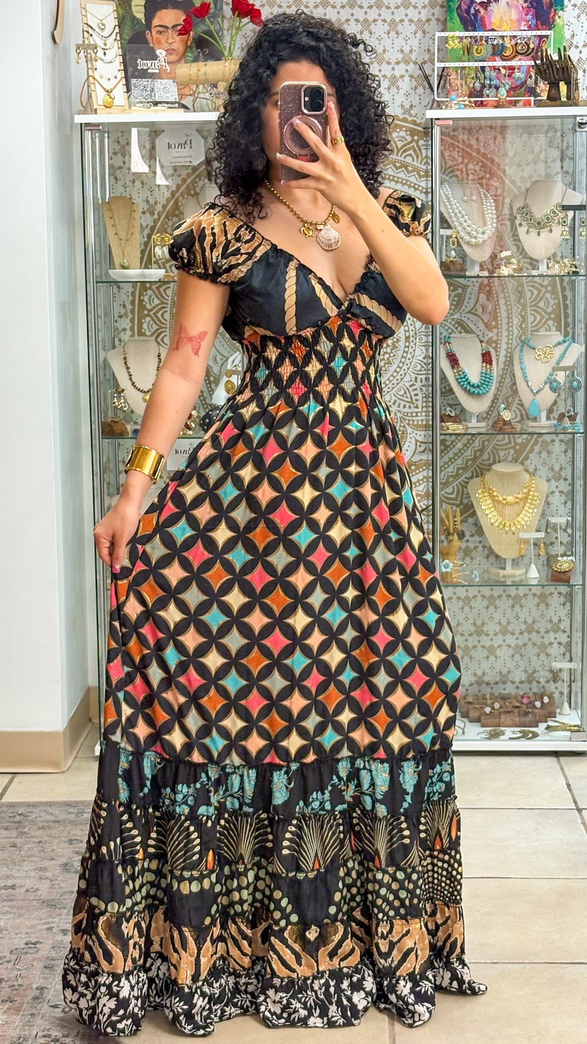 Peasant Patchwork Dress