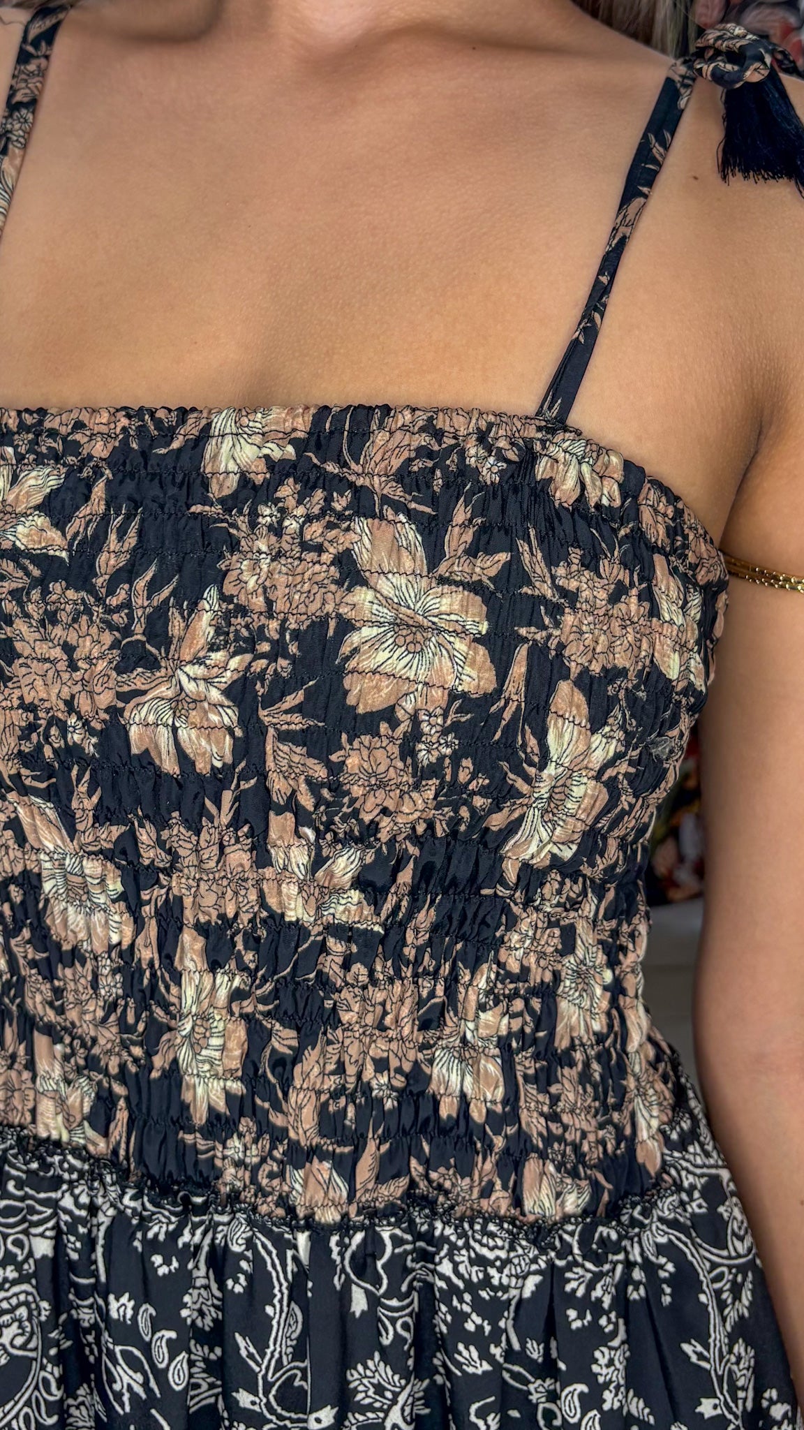 Bella Patchwork Maxi Dress