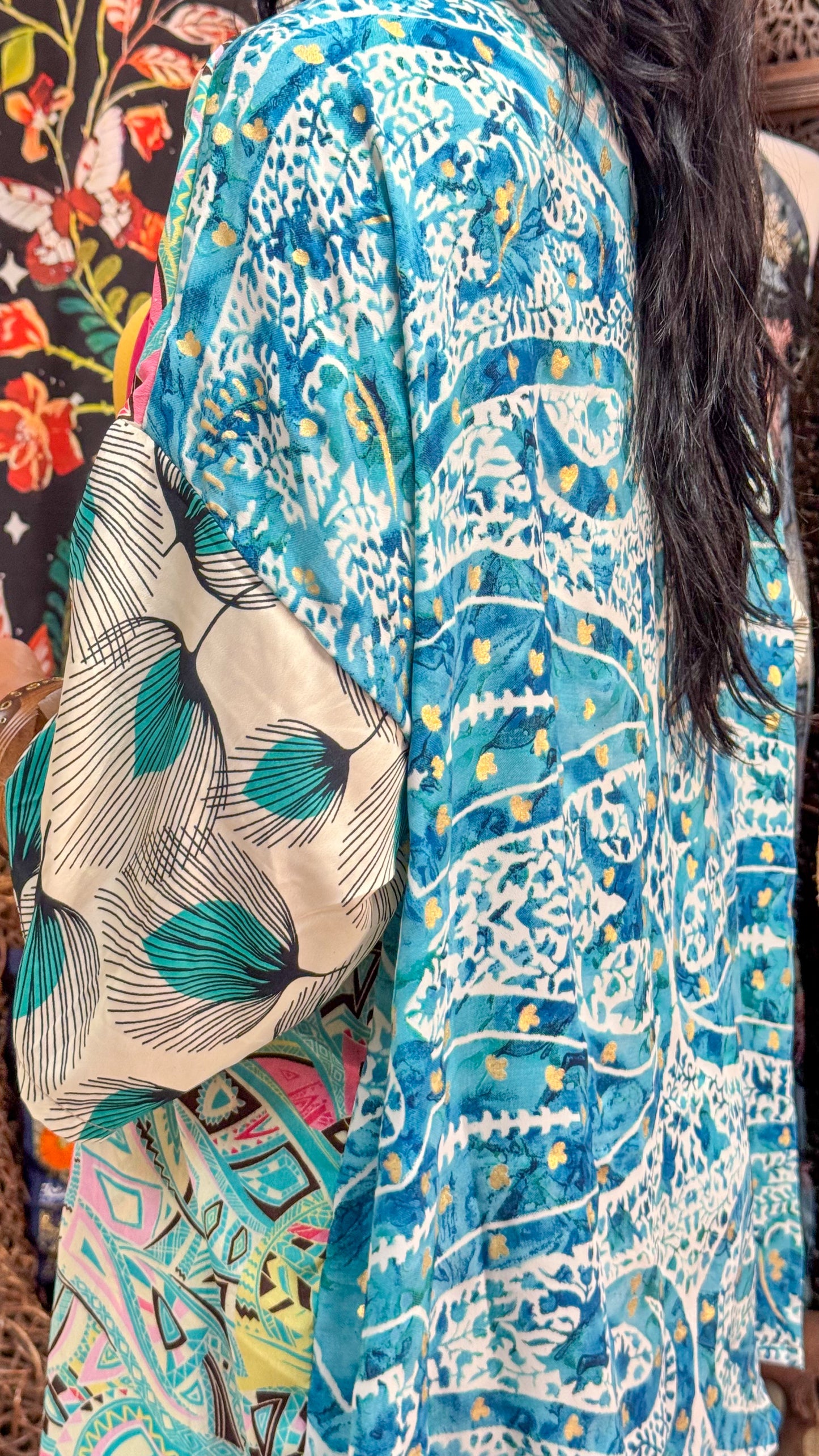 Boho Short Kimono