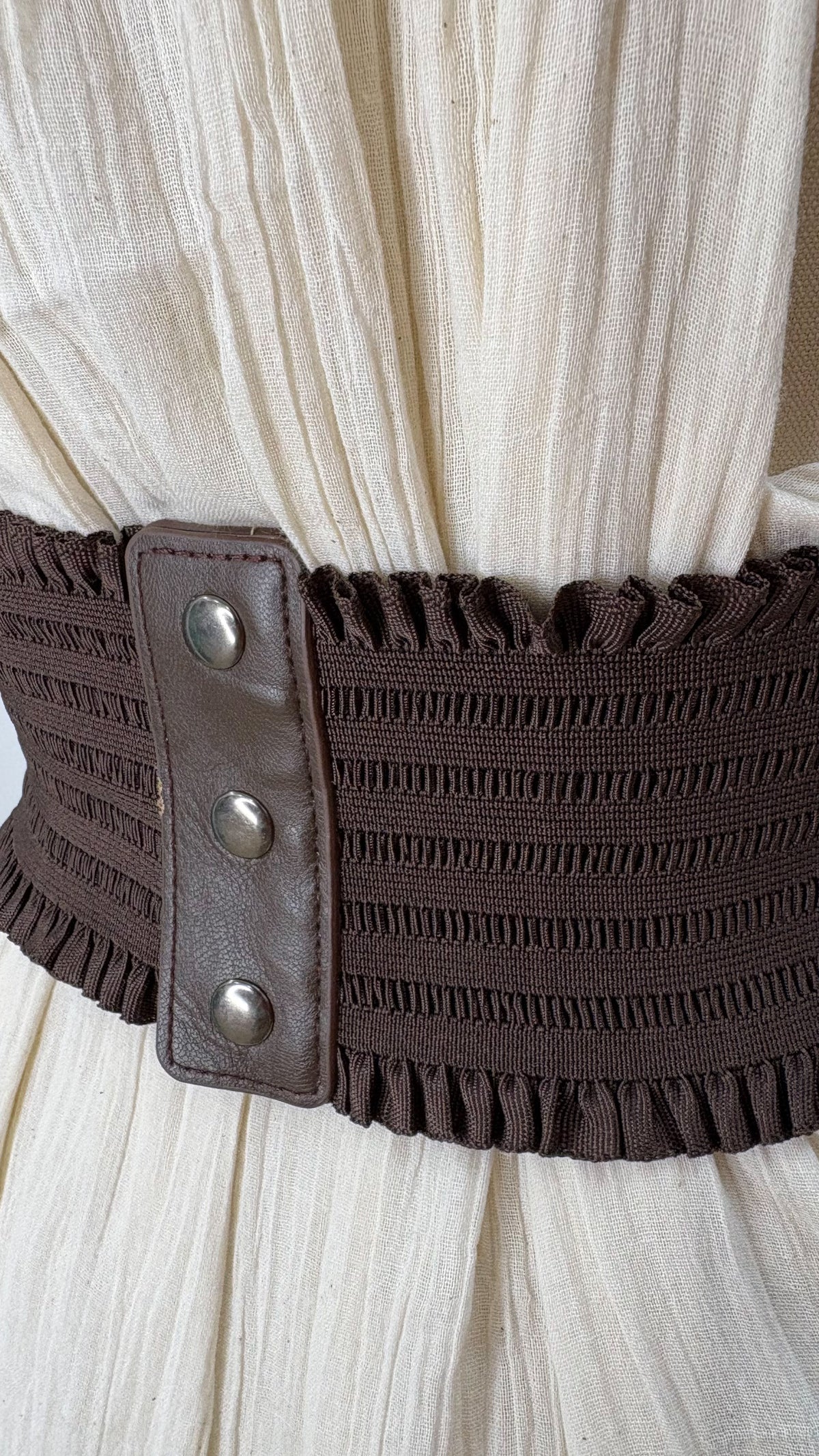 Morocco Lace-Up Elastic Corset Belt