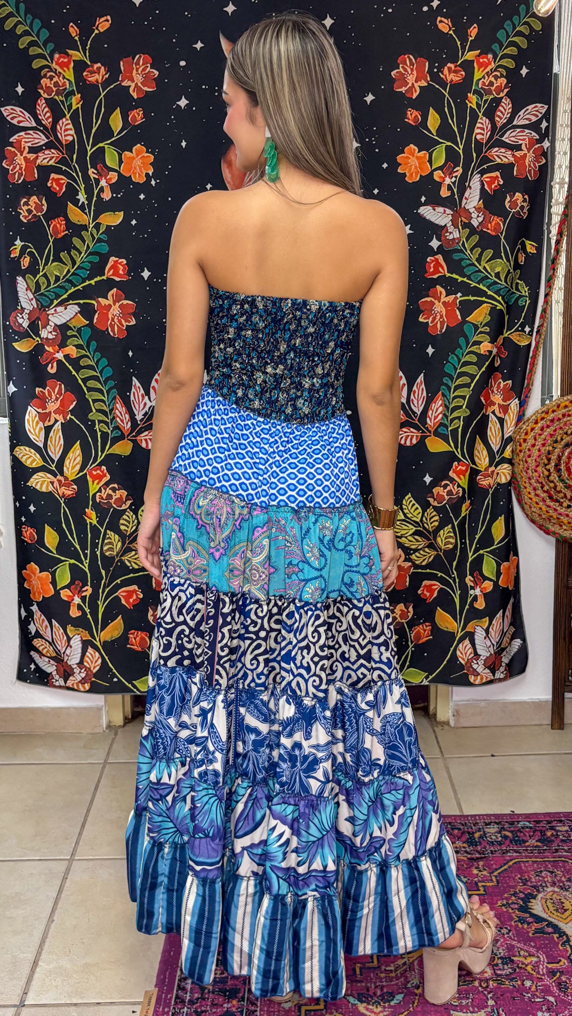 Akila Patchwork Dress