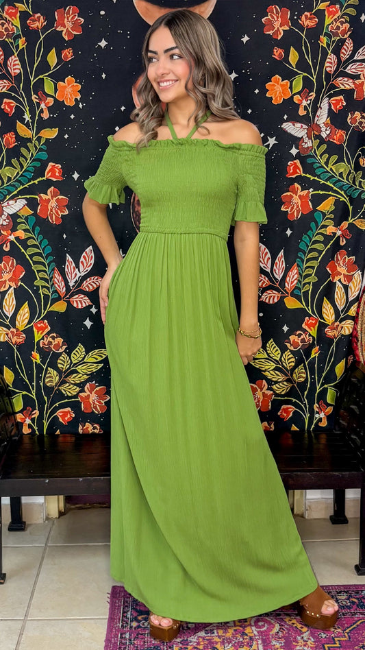 Amely Dress- Green