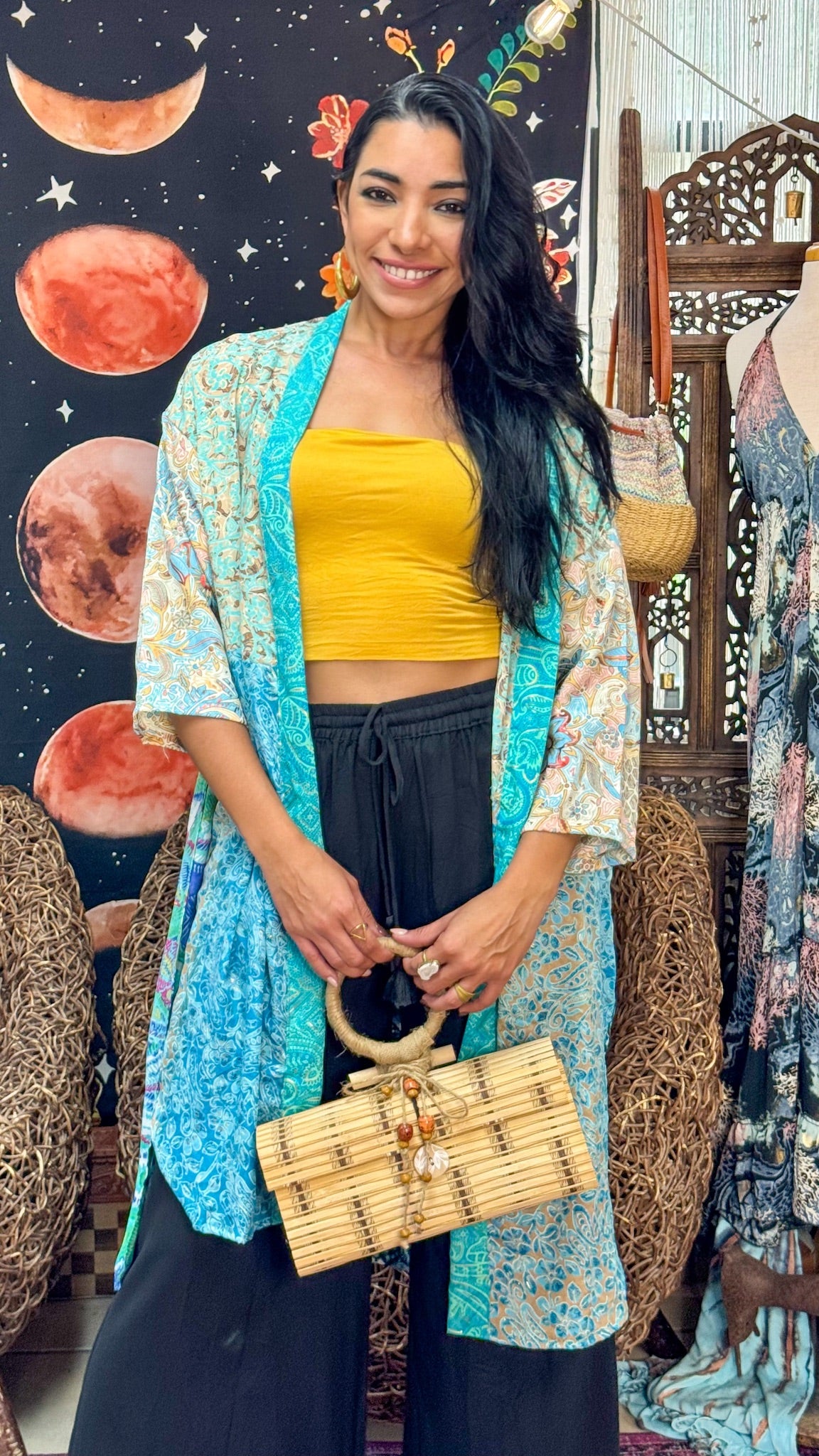 Boho Midi Kimono