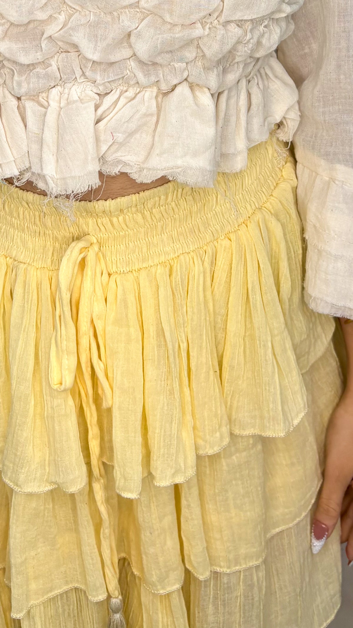 Julia Skirt- Light Yellow